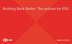 building back better - The outlook for ESG webinar