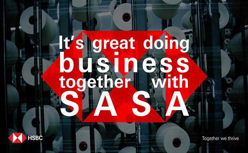 HSBC doing business with SASA